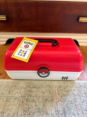 Pokémon x Target PokéBall Caboodle Storage Case - Red & White